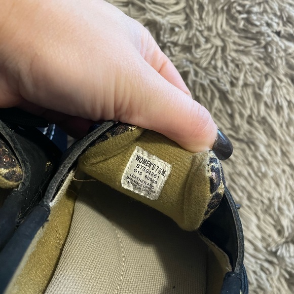 🖤 Sperry Top-Sider Black & Glitter Cheetah - Picture 4 of 7